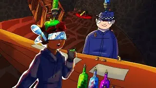 Serving up some biohazard drinks to monsters (Horror Bar VR)💀