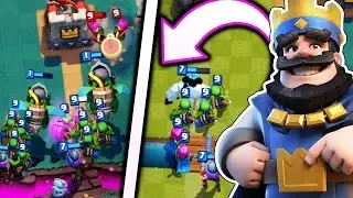 Ого! ВЫИГРАЙТЕ с САМЫМИ ДЕШЁВЫМИ картами в Clash Royale!?