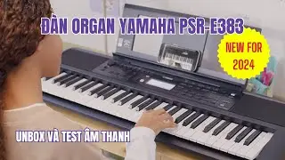 Đàn organ Yamaha PSR-E383 mẫu mới nhất năm 2024 có gì đặc biệt? Đập hộp và test âm thanh