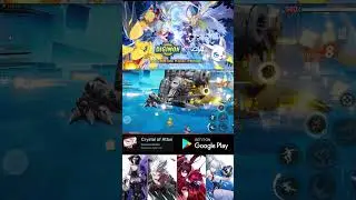 Game Android Crystal of Atlan event Digimon #gameplay #android #shorts #digimon #trending