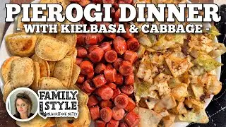 Pierogi Dinner with Kielbasa & Cabbage on the Blackstone Griddle