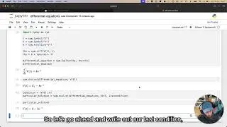 Solving a high school differential equations problem with Python