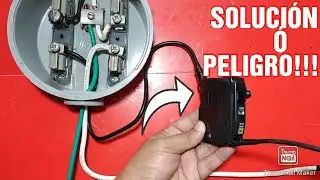 Conectar Centro de Carga sin Caja*Base  de Medidor*Instalaci&oacute;n El&eacute;ctrica