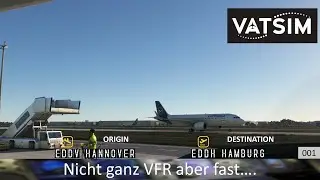 VATSIM ✈ C208 Caravan: EDDV Hannover nach EDDH Hamburg! #vatsim #msfs2020 #flightsim #001