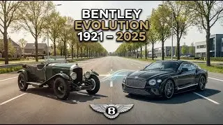 Bentley Car Evolution 1921 | 2025  Old vs New Luxury cars #automobile #evolution #bentley #supercars
