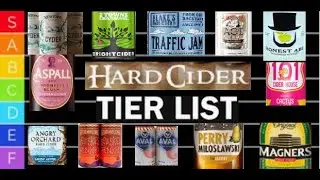 Hard Cider Tasting and Ranking Tier List