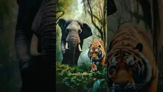 The Elephant Vs King Tiger Hybrid Animals Species