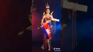 Cambodia national costume call is Cambodian Queen of Culture and Civilization. 🇰🇭