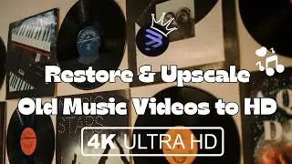 Bring Old Music Videos Back to Life | Restore & Upscale to HD🎶 #tearsforfears