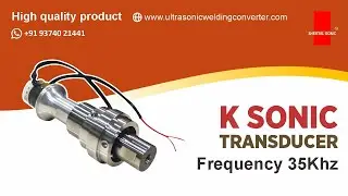 K-Sonic Ultrasonic Transducer 35kHz | High Precision Industrial Ultrasonic Component