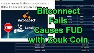 Сбой Bitconnect - вызывает FUD с монетой Zouk