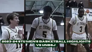 2023-24 STU MEN'S BASKETBALL HIGHLIGHTS VS UNB SJ | ACAA | CCAA | (FEB 4, 2024)