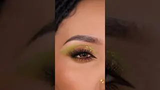 Green,Orange,Brown Eyeshadow Look 💚🧡🤎 | Fall Makeup 🍃🍂 #eyeshadow