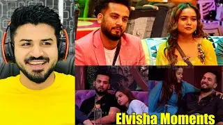 Bigg Boss OTT 2 | Manisha Rani and Elvish Yadav Cute Moments Elvisha REACTION