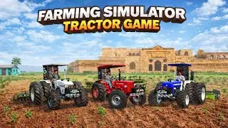 Mahindra Tractor से बुवाई 😍 | Eicher 500 & New Holland 3630 Farming | Tractor Game Video