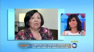 Gretchen se emociona ao lembrar a morte de um dos seus filhos