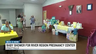 Baby shower held at River Region Pregnancy Center