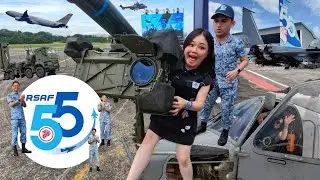 RSAF 55 Open House 2023: I Almost Dropped the Weapon!!! | Capabilities Display | VLOG