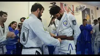 Arun Sharma Promoted to Brown Belt by Professor Rodrigo Teixeira at BJJ India