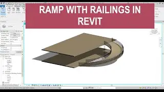 How to make easy ramp with railings in Revit | REVIT TUTORIAL