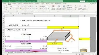Cuantificaci&oacute;n de materiales de falso piso se un genio 