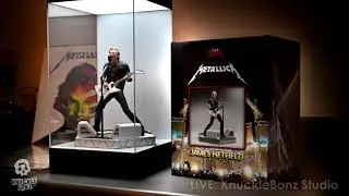 Metallica Rock Iconz&reg; Ltd. Edition Statue package design.