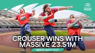 Crouser shatters championship record in shot put final | World Athletics Championships Budapest 23