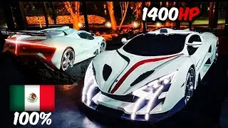 Este nuevo hiperdeportivo fue creado en M&eacute;xico y alcanza los 400km/h