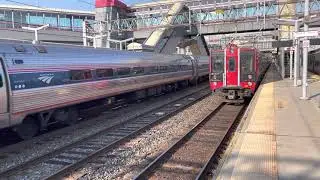 Amtrak #190 to Boston mass (rush hour Stamford)