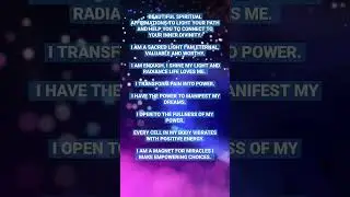 BEAUTIFUL SPIRITUAL AFFIRMATIONS FOR YOU TO CONNECT TO YR INNER DIVINITY#shorts #morningaffermations