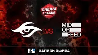 Secret vs Mid Or Feed, DreamLeague Season 8, game 2 [V1lat, Faker]
