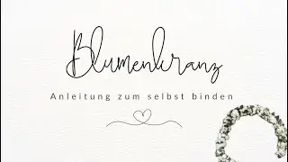 Blumenkranz zum JGA, Babyparty, Festival selbst binden