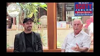 Allen Elfman of Visit Sedona TV Interviews The Mayor of Sedona, Scott Jablow Part 1 of 2