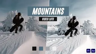 Mountains - Video LUT's for Premiere Pro & After Effects and FREE mobile app | 123luts.com