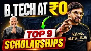 TOP 9 Scholarship for Engineering Students🔥| B.Tech Scholarship | B.Tech at ₹0 Fee ?😱 JEE 2026