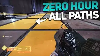 All Zero Hour Pathways Legend and Normal - Destiny 2 Exotic Mission Guide