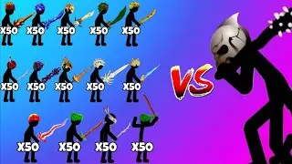 Swordwraths VS Giant Boss | Can swordwrath beat the giant boss ? | stick war legacy