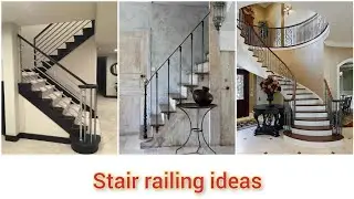 200 modern stair railing ideas, handrail design, staircase ideas 2023 @Designland