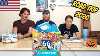 Snack Crate Unboxing Road Trip *The United States of America* Taste Test September 2020 #SnackCrate