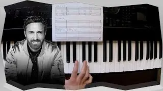 David Guetta - Don't leave me alone (Piano Cover / Tutorial / Piano Lesson)