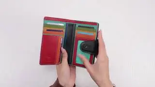 Ylang - Cash & Coin Purse - Black Multi Spectrum