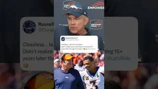 Russell Wilson responds to Sean Payton&rsquo;s comments about Giants making a QB change 😳 (via @snytv)