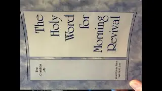 Holy Word for Morning Revival: The Christian Life