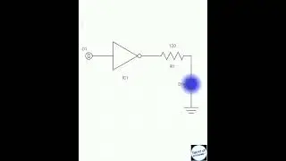 How NOT gate work in electronics circuit