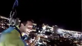 Dan Cunliffe jumping off the 100 story Stratosphere in Las Vegas