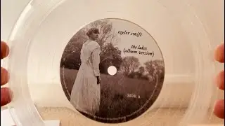 Taylor Swift - The Lakes clear Vinyl Unboxing