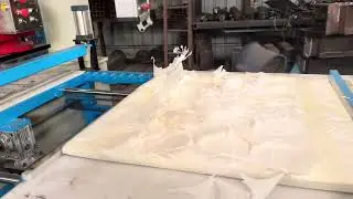 silicon / Greaseproof paper fully auto sheet feed one time 500 piece paper punching cutting machine