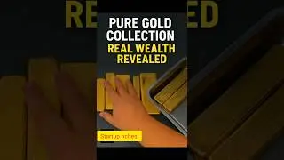 Real Pure Gold Bars Uncovered | Luxury & Wealth Revealed!