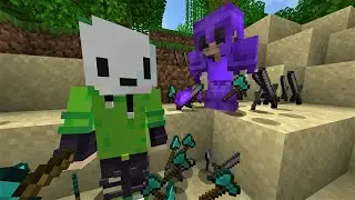 Minecraft Random Item Challenge VS Full Netherite Juggernaut