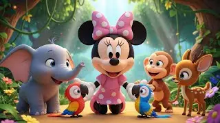 Minnie Mouse Helps the Jungle Animals 🐭🌴 | Kindness & Friendship Story